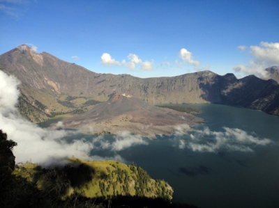 Caldera du Rinjani (Lombok, Indonésie), 24-05-2012.  © C. Vidal, IPGP