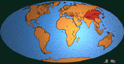 Les continents dans les 30 prochains millions d'années

